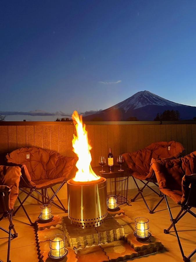 ヴィラ山間堂 Terrace Villa Bbq Bonfire Fuji View Annovillas Fujikawaguchiko Exterior foto